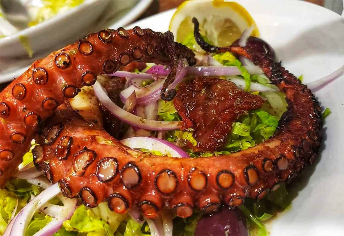 bạch tuộc 2 da lên món