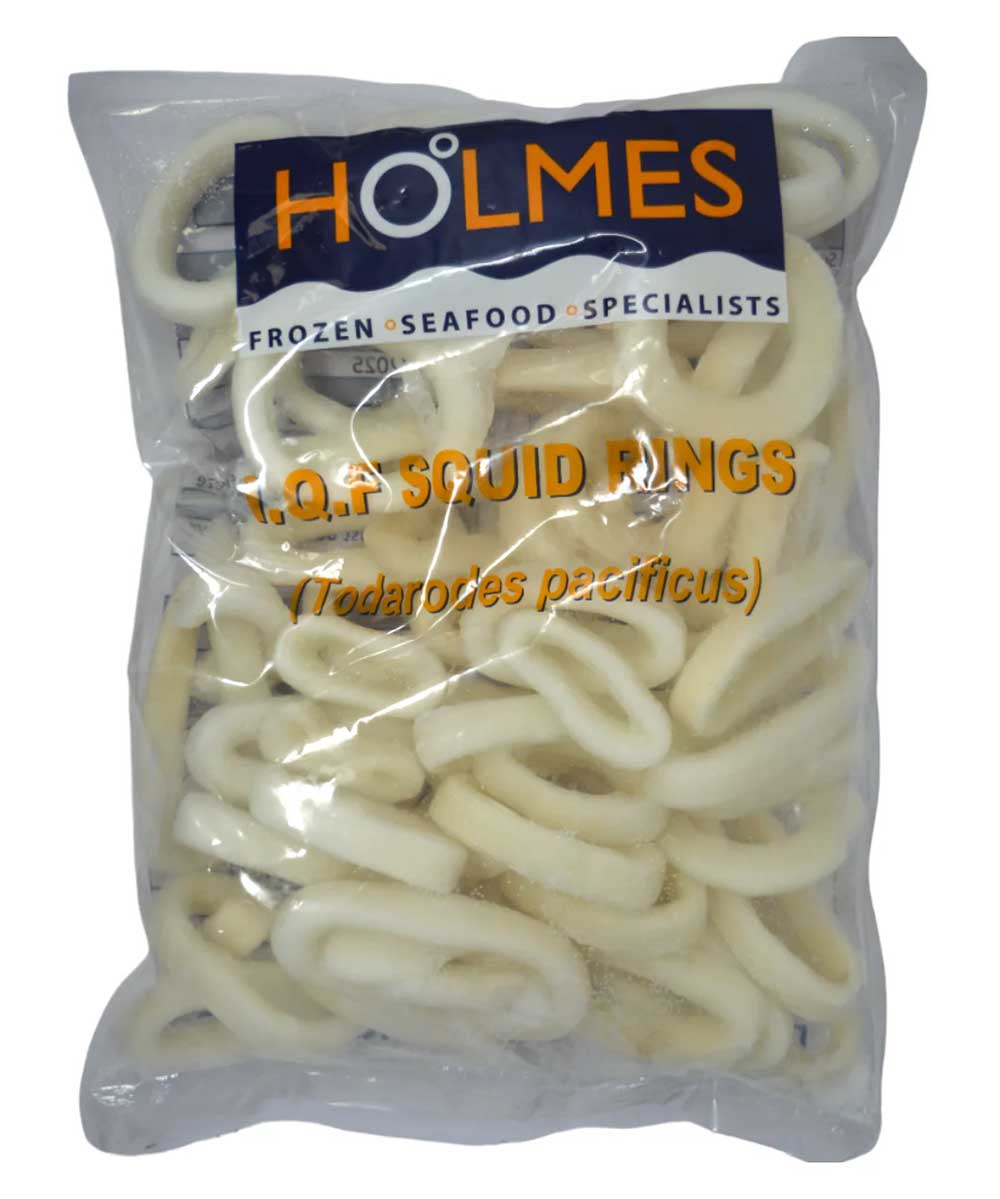 quy cách đóng gói và nhãn mác của mực ống đông lạnh nhập khẩu