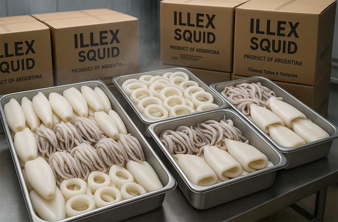 mực đông lạnh nhập khẩu được nhập từ Nước Ngoài về Việt Nam