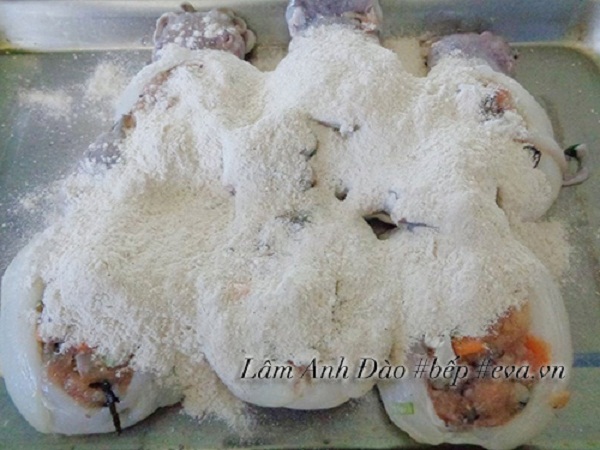 muc nang nhoi thit mực nang nhồi thịt