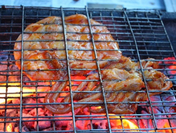 mực nang nướng cay