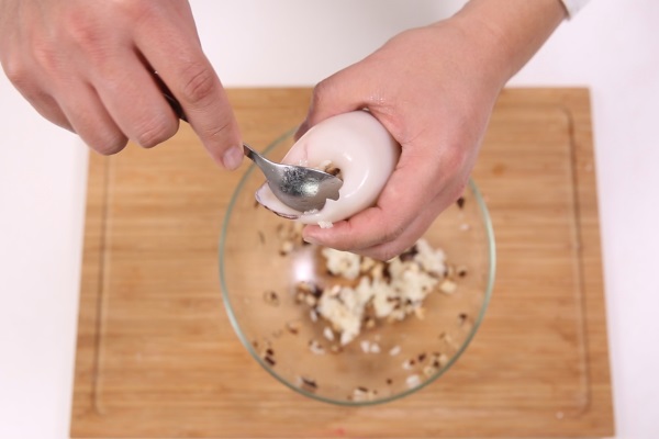 cách nhồi nhân thịt vào mực ống