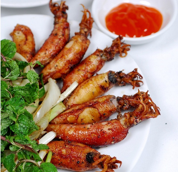 mực nướng