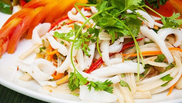 mực xào