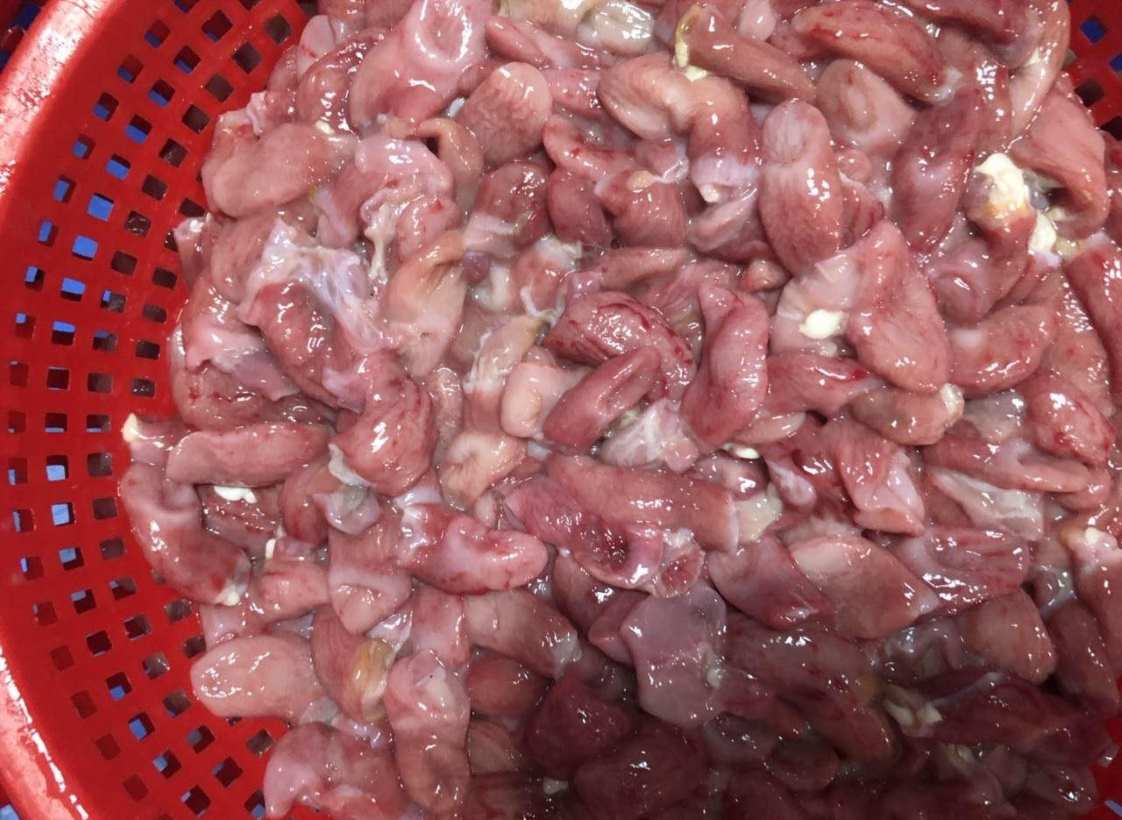 Sơ chế bao tử cá basa