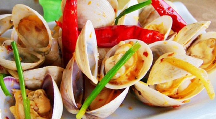 Cách làm nghêu xào xã ớt