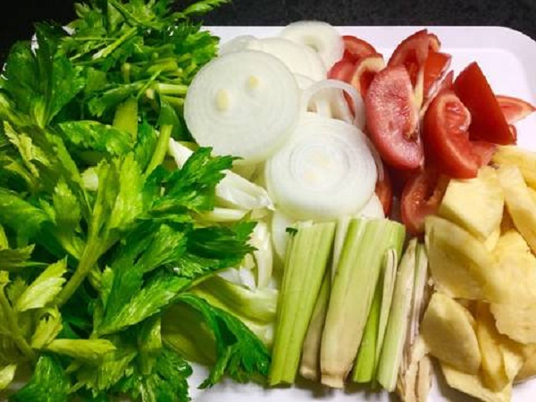 nguyên liệu làm bạch tuộc nhúng giấm