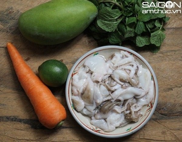 nguyên liệu làm gỏi bạch tỏi