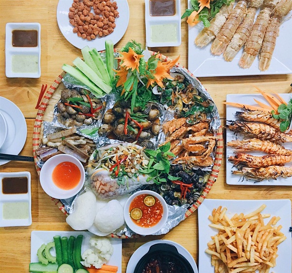 nhà hàng hải sản vân đồn