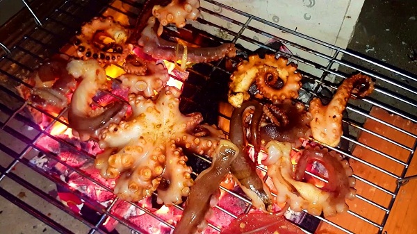 nướng bạch tuộc