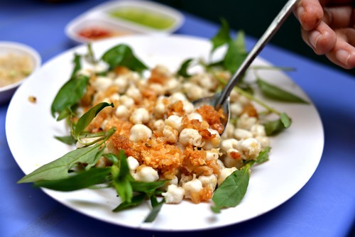 răng mực chiên nước mắm