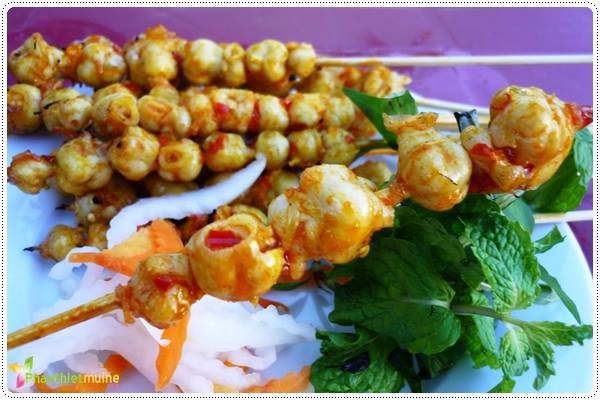 răng mực nướng