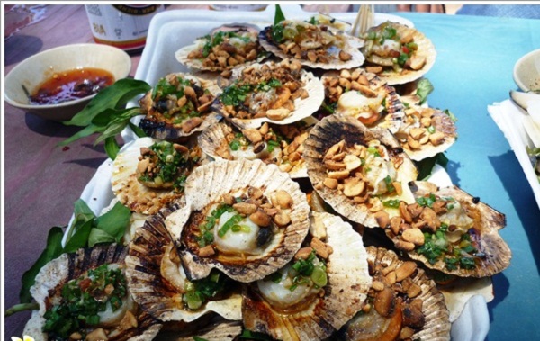 sò điệp nướng