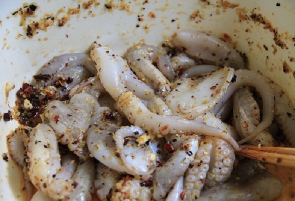 công thức nền cho cách ướp bạch tuộc ngon