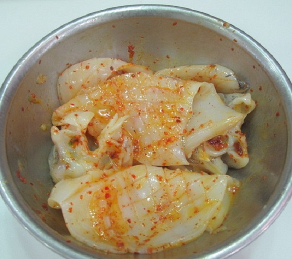 ướp mực nướng