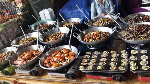 vựa hải sản cần giờ