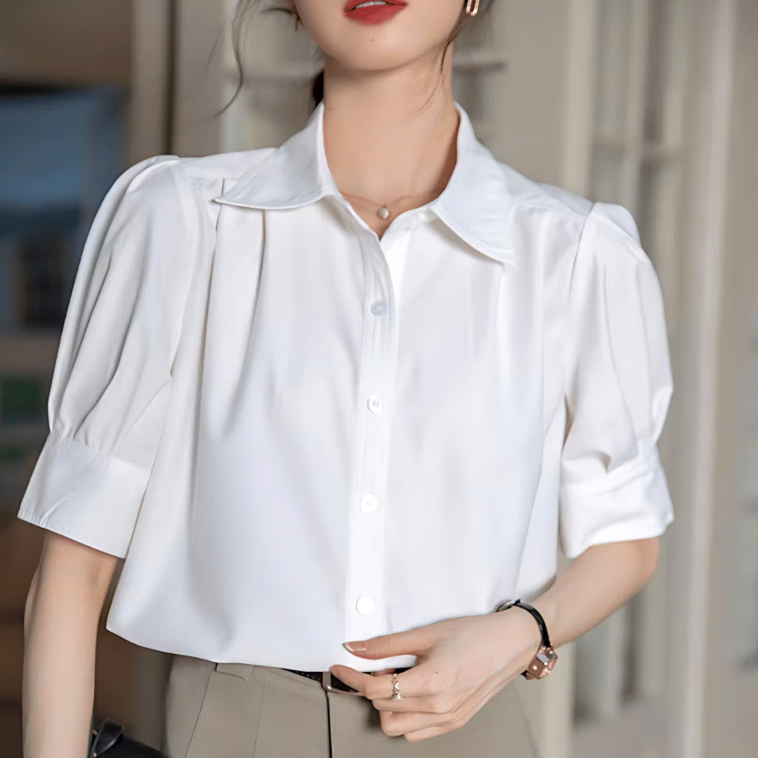Áo sơ mi Trắng