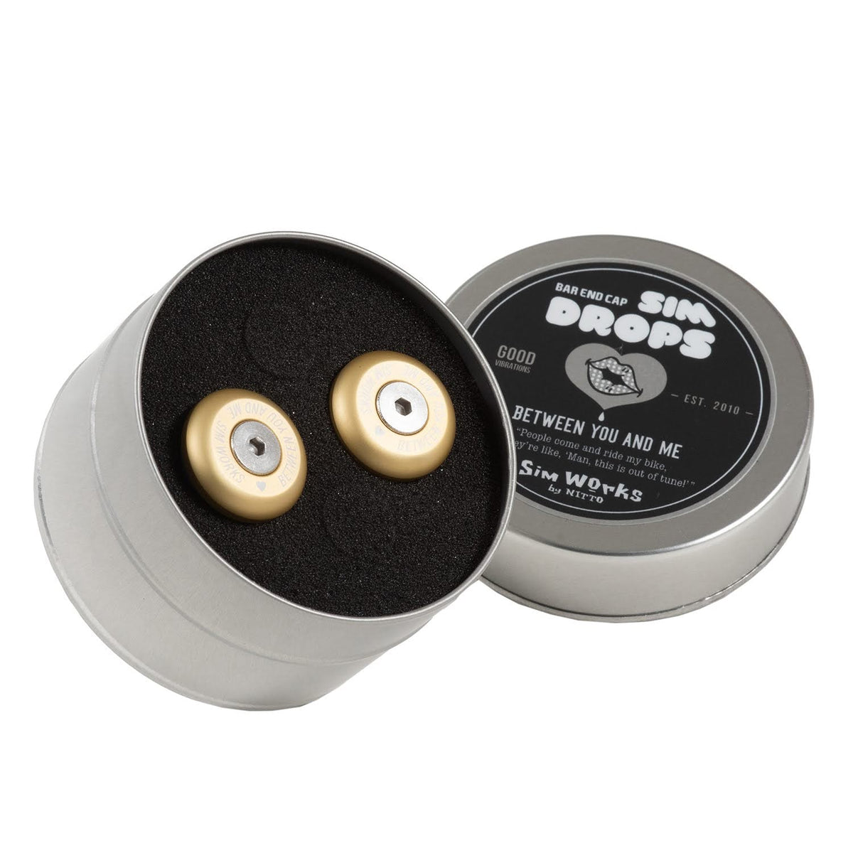 Nút Bịt Ghi Đông SIMWORKS Sim Drops - Gold 2024 Limited