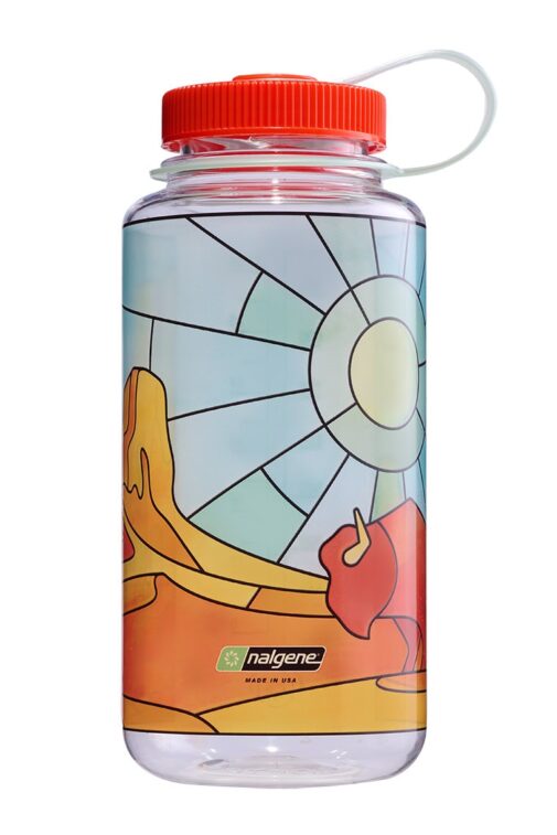 Bình Nước Nalgene Wide Mouth Stained Glass Print Bottles 32oz/1000ml