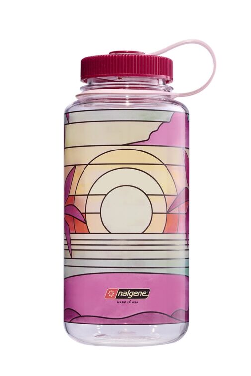 Bình Nước Nalgene Wide Mouth Stained Glass Print Bottles 32oz/1000ml