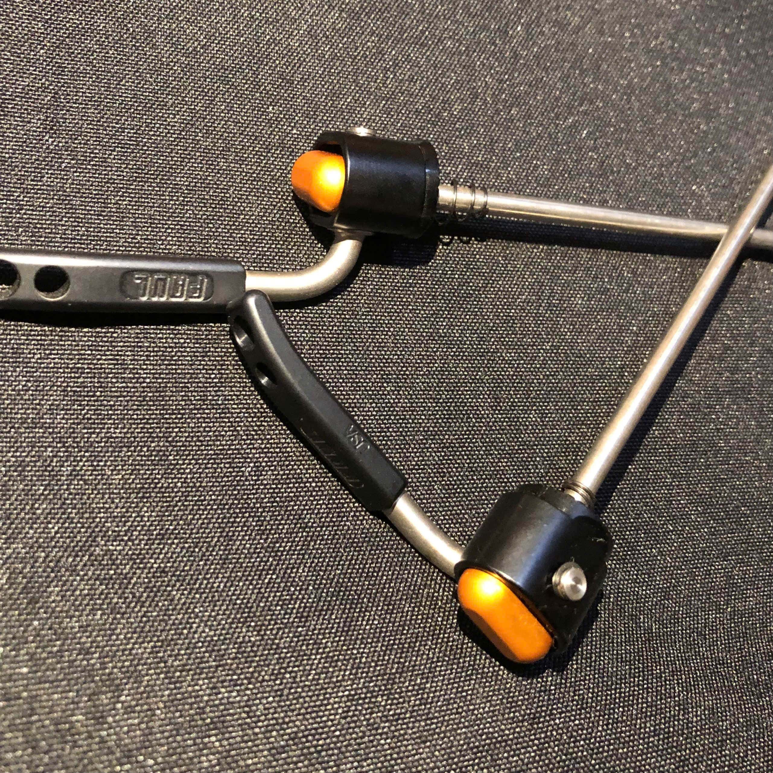 Cũ [*A] Paul Hub Quick Release Skewer Set | Black/Orange