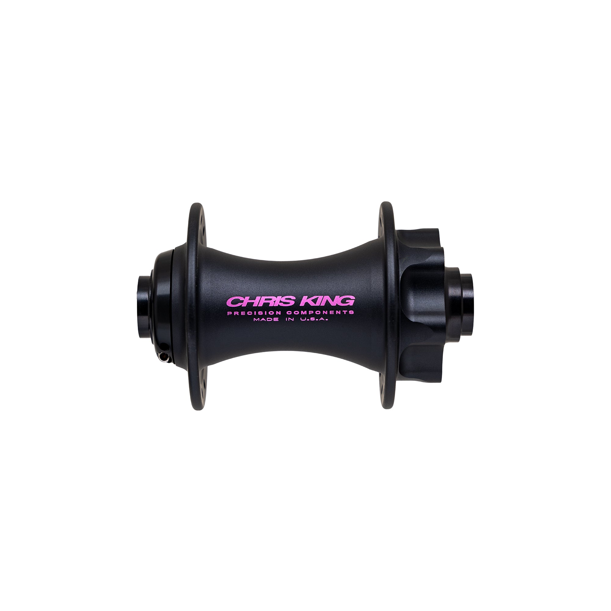 Chris King Boost 6-Bolt Front Hub 15x110, Two Tone Black Punch