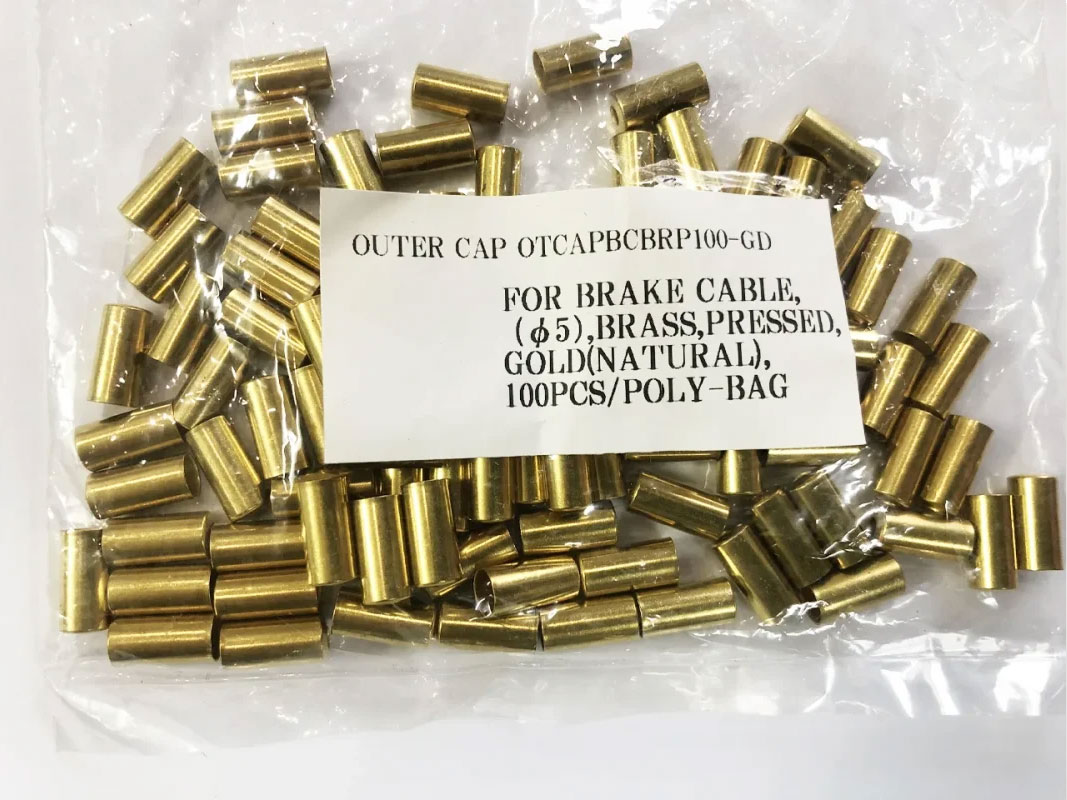 Đầu Chặn Vỏ Dây Thắng Nissen Outer Cap | Brass-Pressed | 5mm