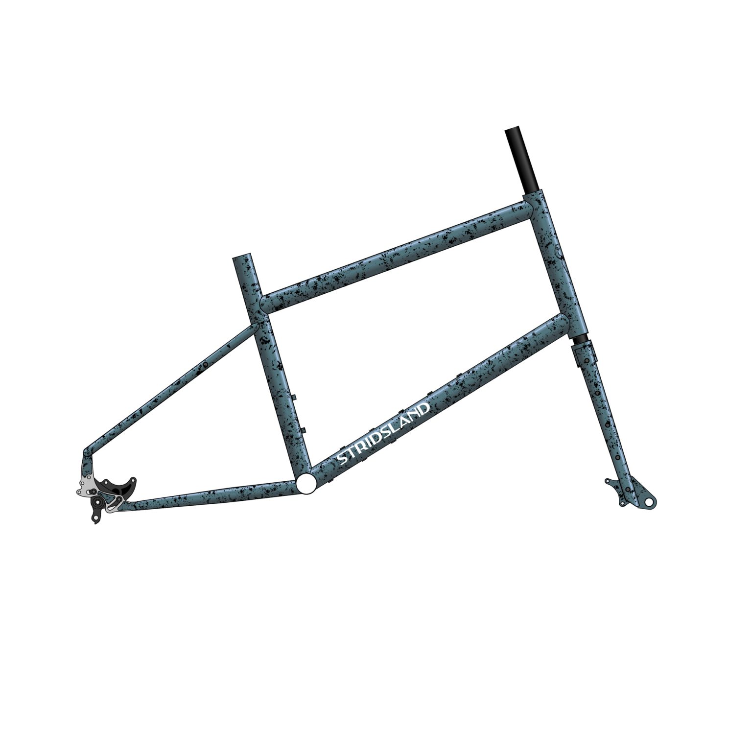 Khung Xe Đạp Stridsland Boom Boat Framekit – Steel