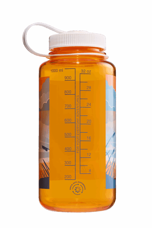 Bình Nước Nalgene Wide Mouth Negative Landscape 32oz/1000ml