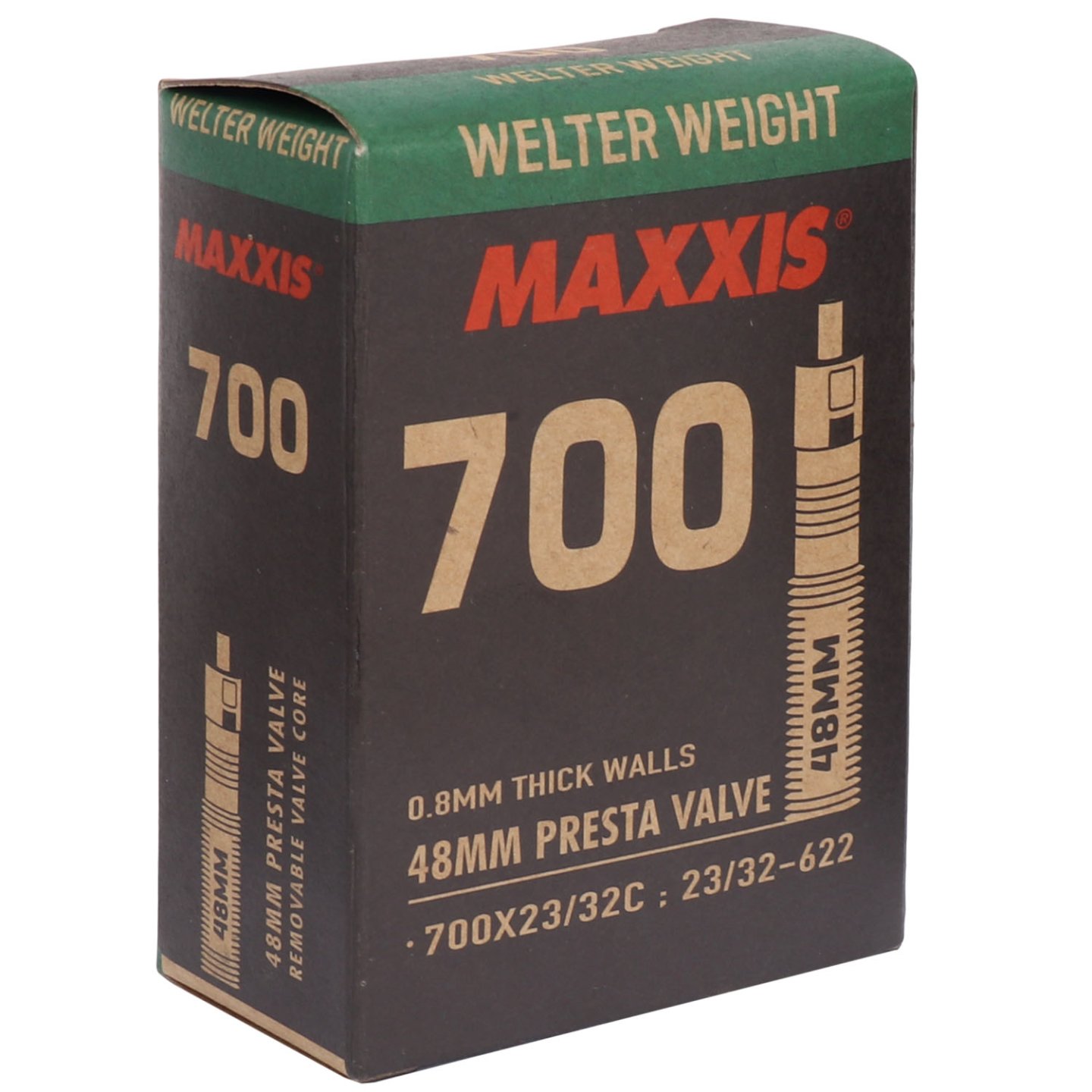 Ruột/Săm Xe Đạp Maxxis Welterweight 700 x 23/32c Van Pháp F/V 60mm