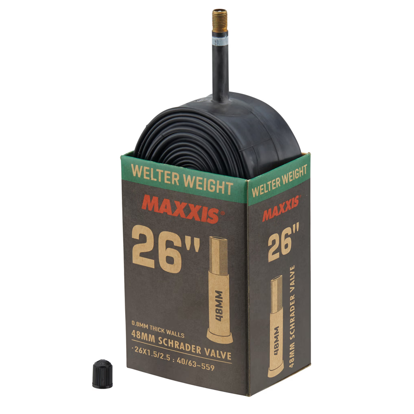 Ruột/Săm Xe Đạp Maxxis Welterweight 26 x 1.5/2.5 Van Mỹ A/V 48mm