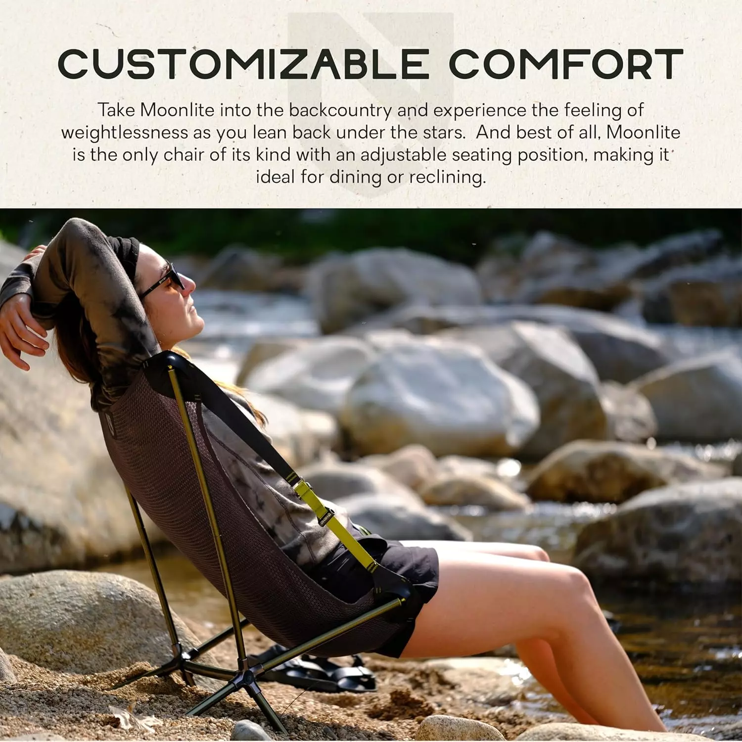 NEMO Moonlite Reclining Camp Chair
