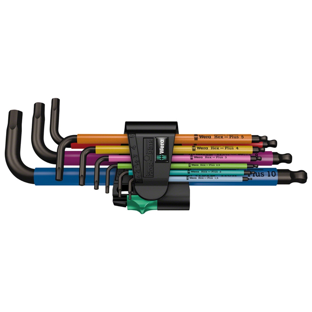 Bộ Lục Giác Wera 950/9 Hex-Plus SB L-Key Hex Wrench Set - Metric, Multicolor
