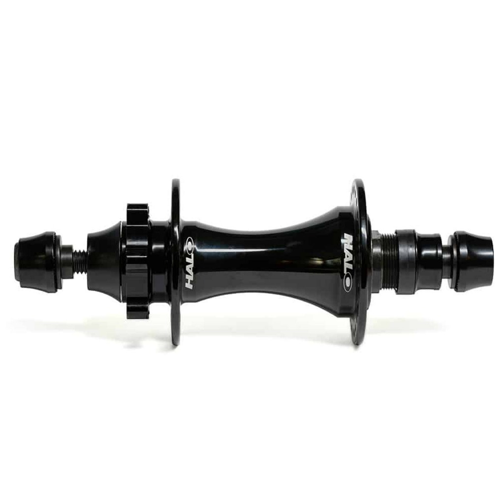 Halo DJD Bush Drive Rear Hub, 32h | 10/14x135 bolt-on | Black