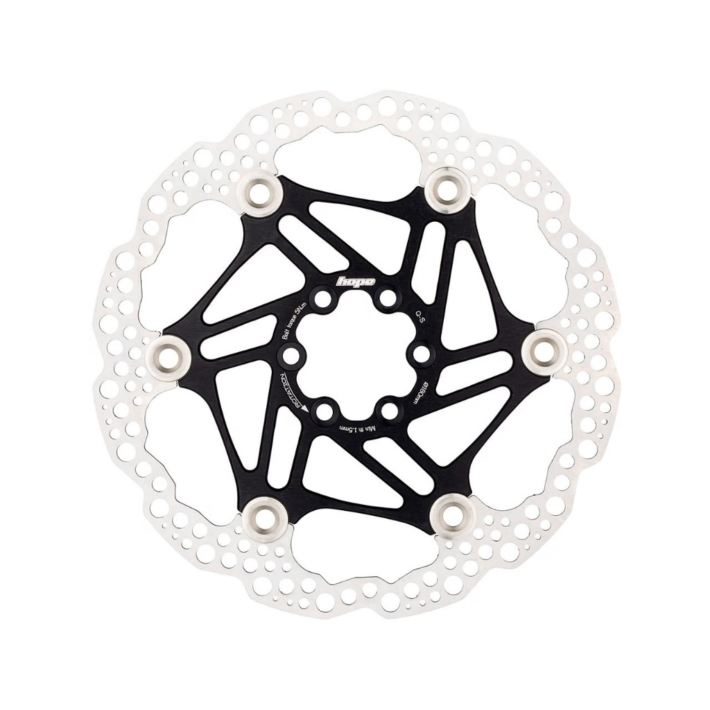 Đĩa Thắng Xe Đạp Hope Floating Rotor 180mm | 6-bolt | Black