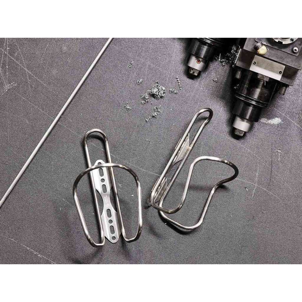 Gọng Nước Wolf Tooth Morse Cage Stainless Steel | Silver