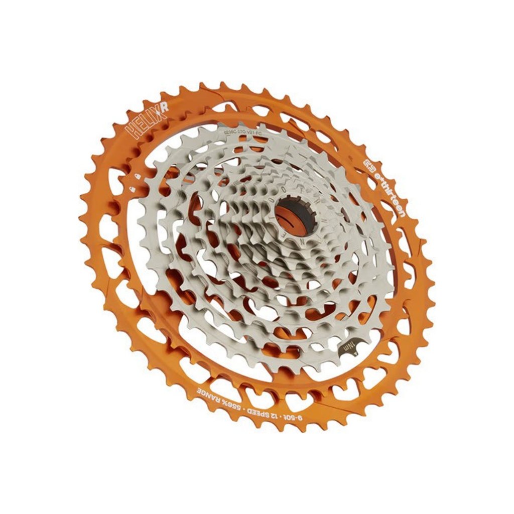 E*thirteen Helix R-12sp Cassette| Sram XD |9-52T | Naranja