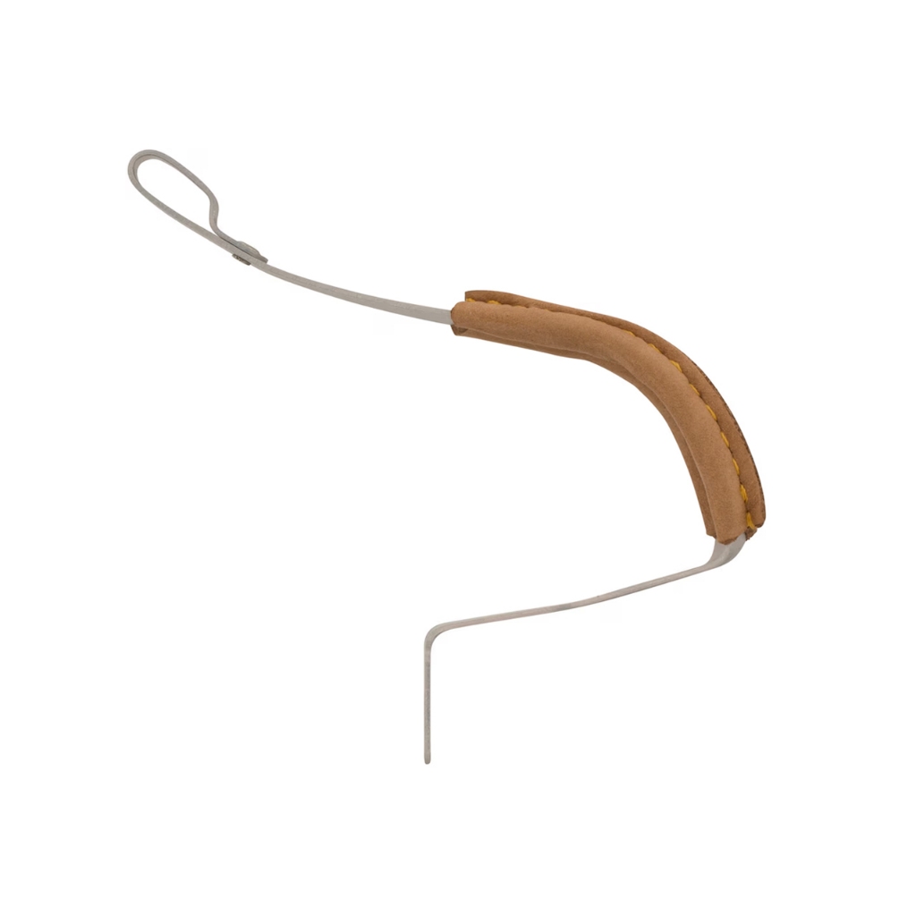 Rọ MKS Toe Clip with Leather | Alloy | Brown