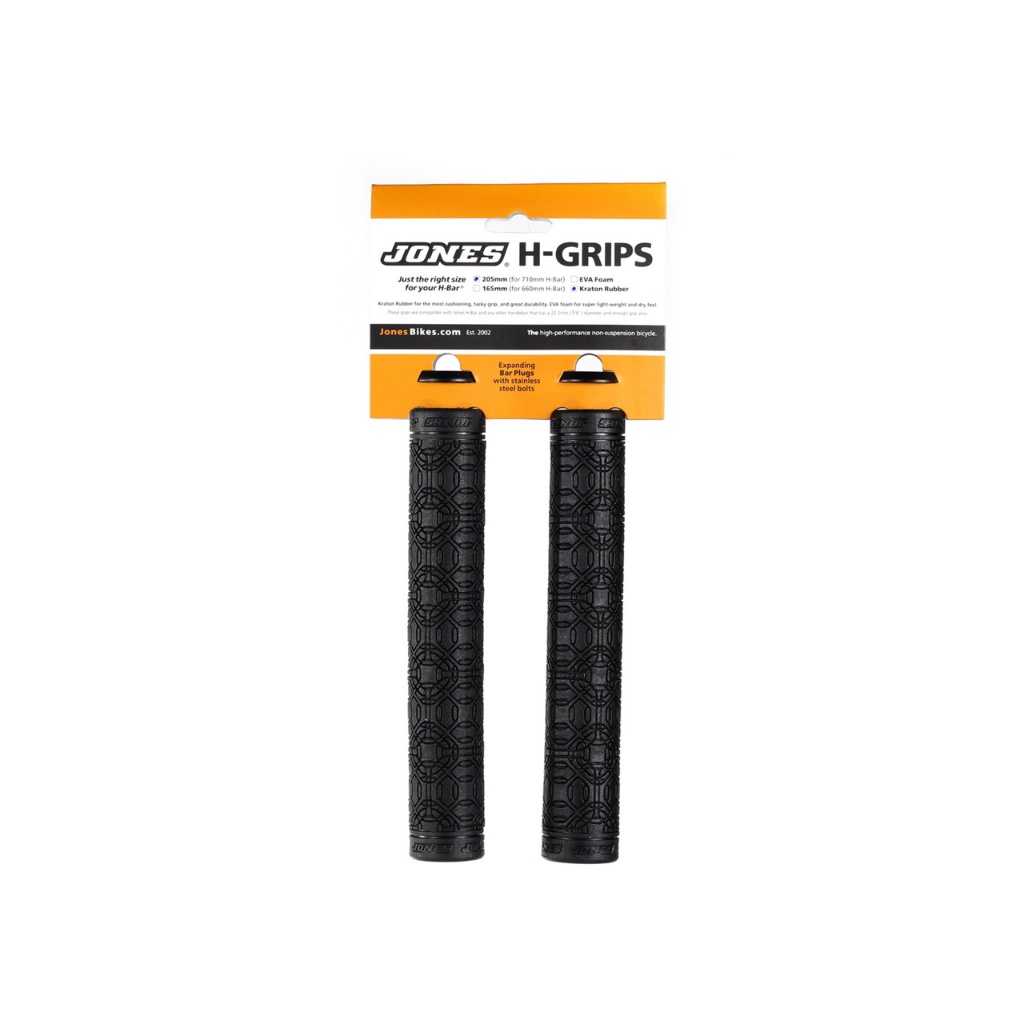 Tay Nắm Xe Đạp Jones Kraton H-Grips | Black | 205mm
