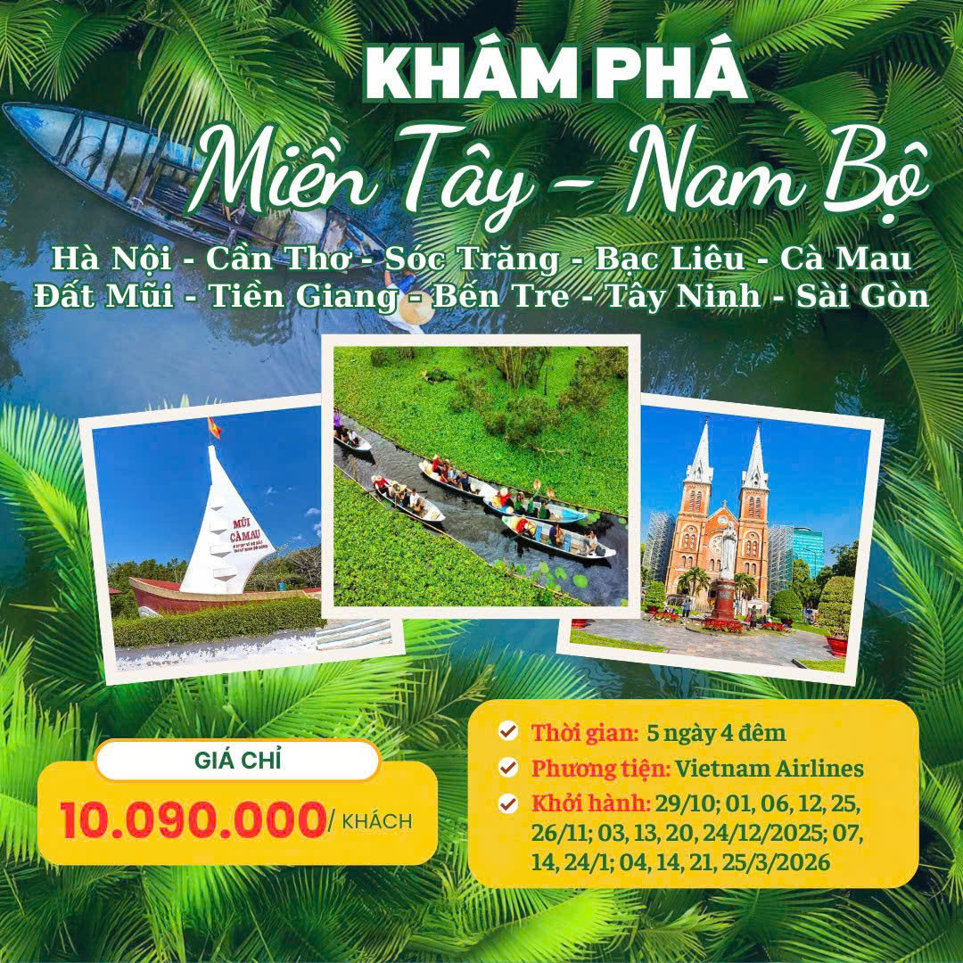 Tour Hà Nội – Miền Tây 2025 | Hành Trình 9 Tỉnh 5N4Đ