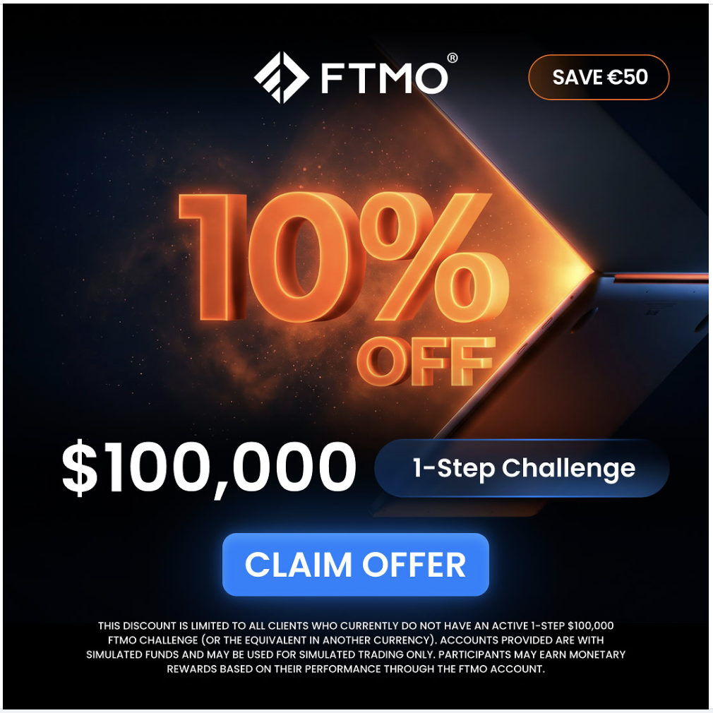 Chương trình giảm giá của quỹ FTMO
