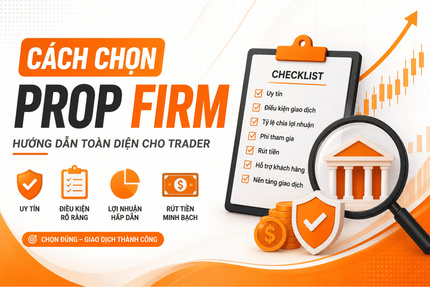 Cách Chọn Prop Firm: Hướng Dẫn Toàn Diện Cho Trader Mới 2026