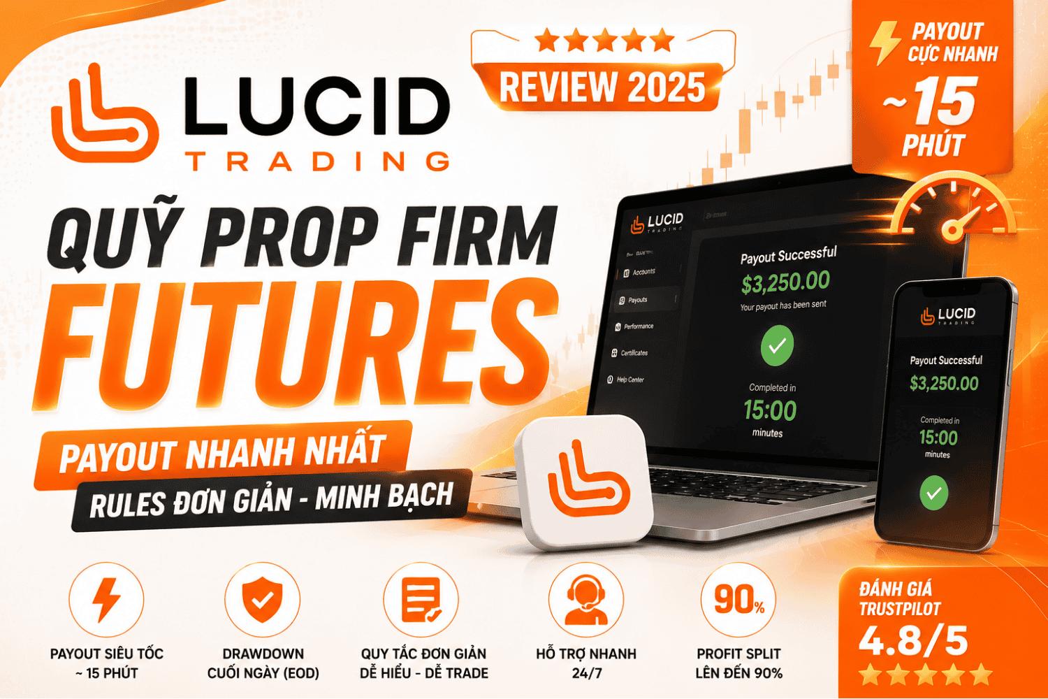 Lucid Trading Là Gì? Đánh Giá Chi Tiết Quỹ Lucid Trading Mới Nhất 2026