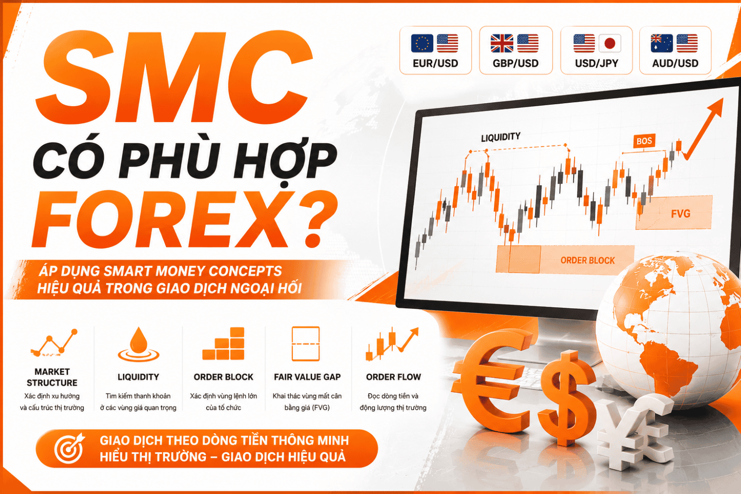 SMC Có Phù Hợp Forex? Cách Áp Dụng Smart Money Concepts