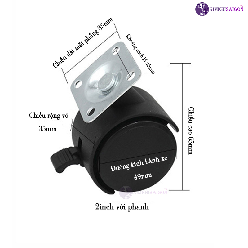 Ưu Điểm Vượt Trội Của Bánh Xe Nhựa BX-01