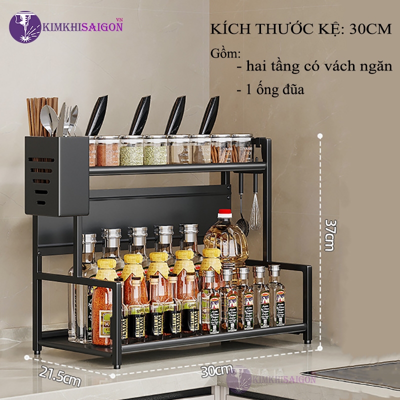 Kệ Để Gia Vị Nhà Bếp Đa Năng, Kệ Đựng Gia Vị Nấu Ăn Nhiều Tầng, Kệ Bếp Tiện Lợi PB-04