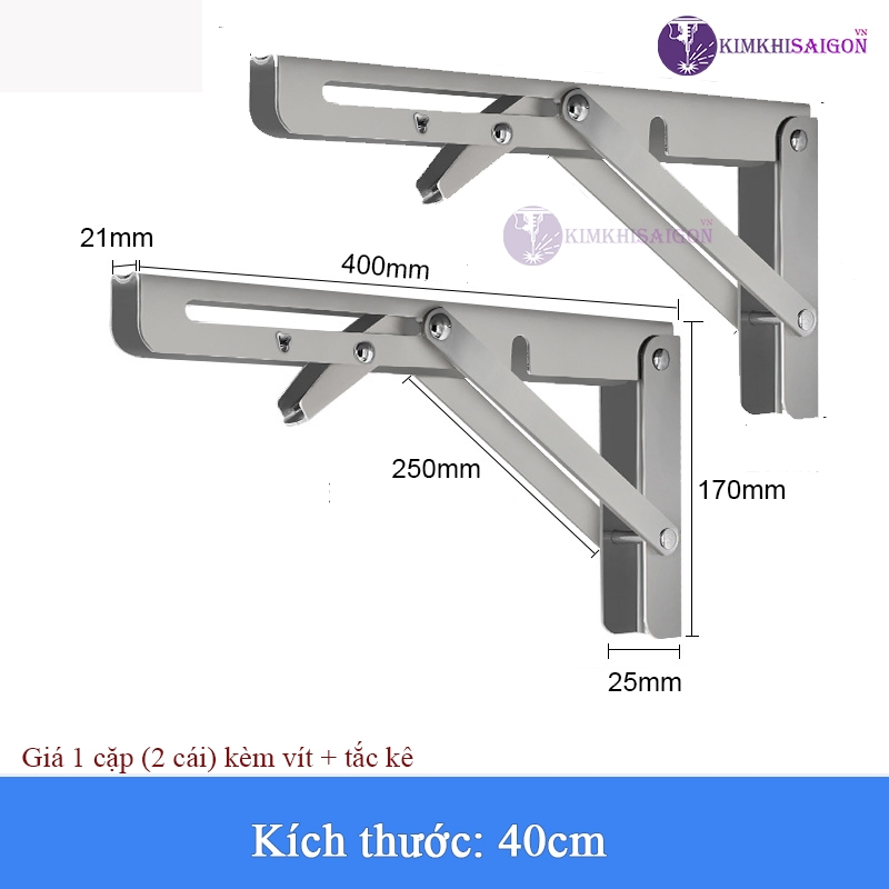 Bản Lề Gập Gấp Gọn Thông Minh, Giá Ke Đỡ Bàn Gấp Gọn Treo Tường PGT-01