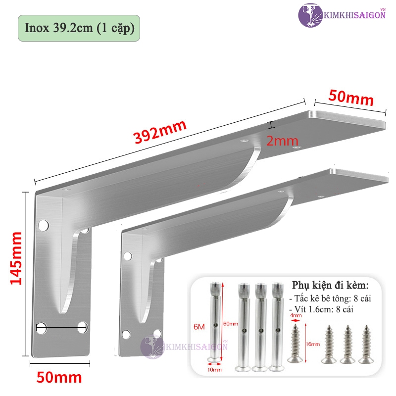 Giá Đỡ Kệ Gắn Tường Chịu Tải Lớn PGT-02