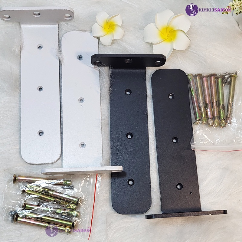 Bộ 2 Giá Đỡ Kệ Chữ T Pát Sắt Treo Tường PGT-04