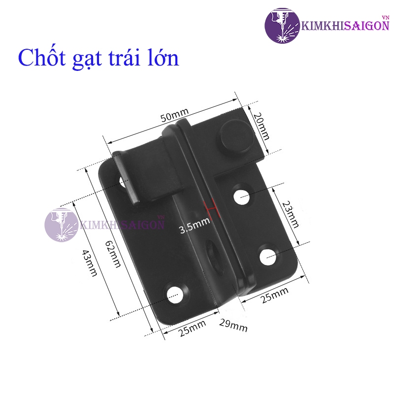 Chốt Khóa Cửa Inox 304 KHOA-05